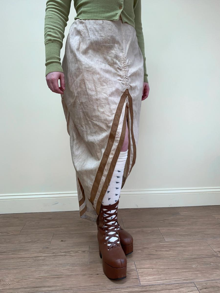 1880s Bustle Walking Skirt product image