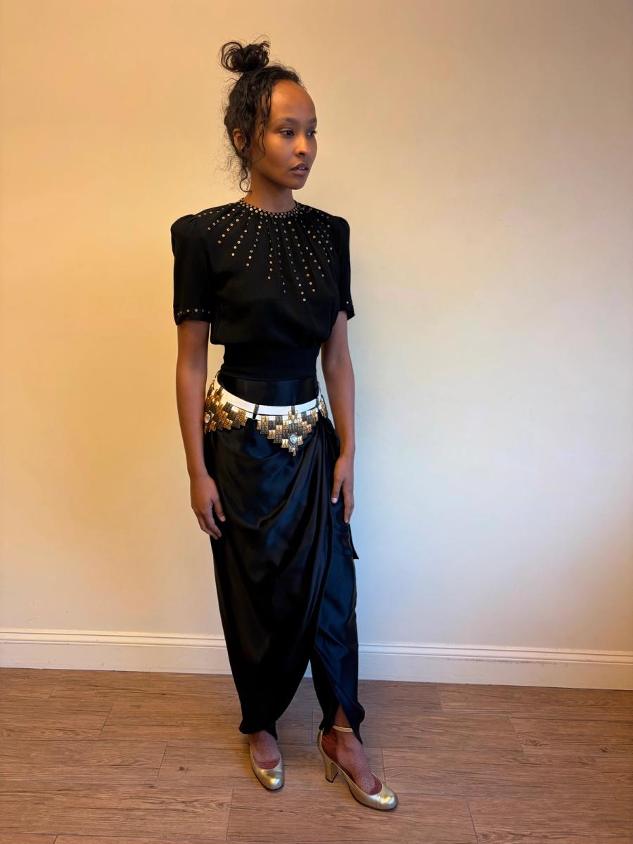 1980s Norma Kamali OMO Convertible Skirt Pant  product image