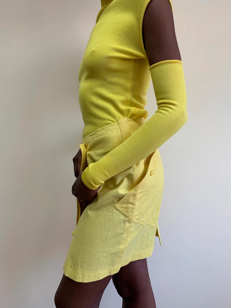 Claude Montana 80s Wiggle Skirt product image