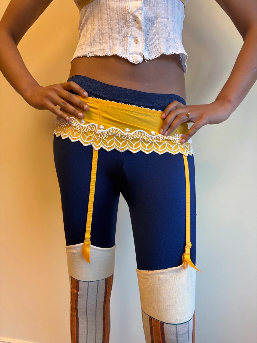 90s Ravage Yellow Garter Belt product image