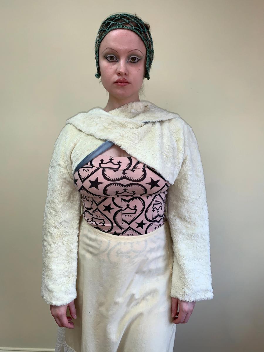 Jane Marple Faux Fur Shrug product image