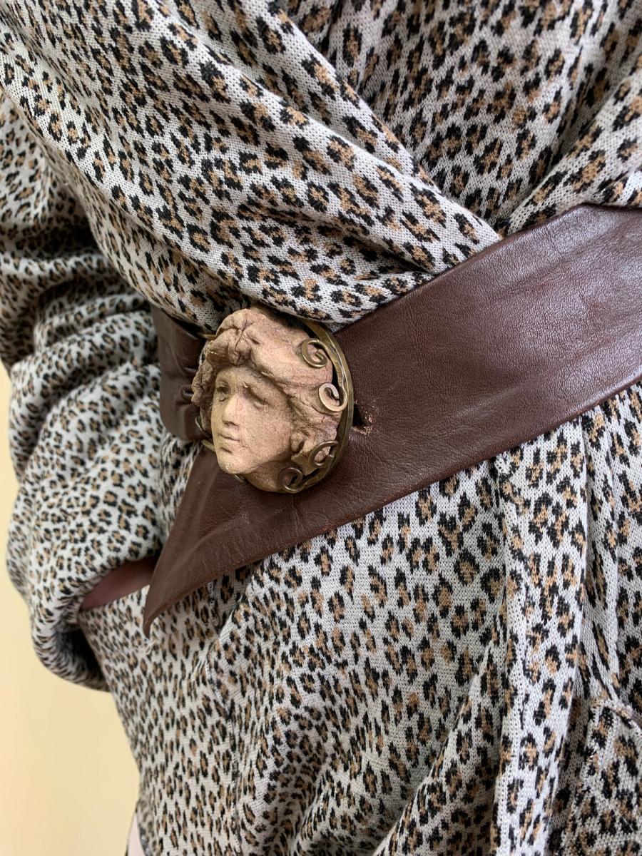 Vintage Sculpted Face Belt product image