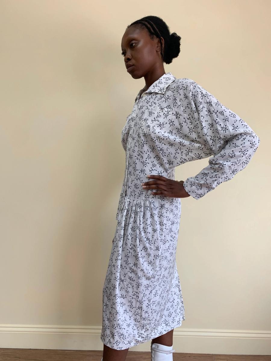 1980s Norma Kamali Safety Pin Dress product image