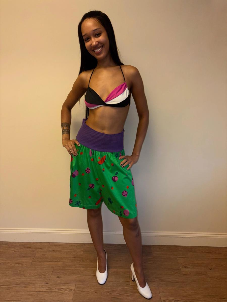 80s Ungaro Fruit Print Shorts product image