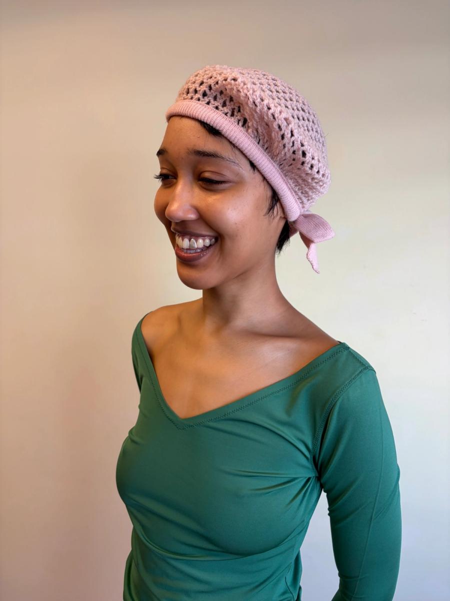 Sonia Rykiel Baby Pink Knit Beret product image