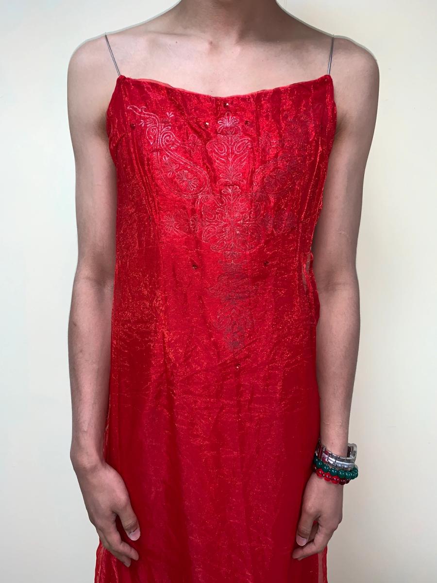 Kyoichi Fujita Felted Dress with Metal Straps product image