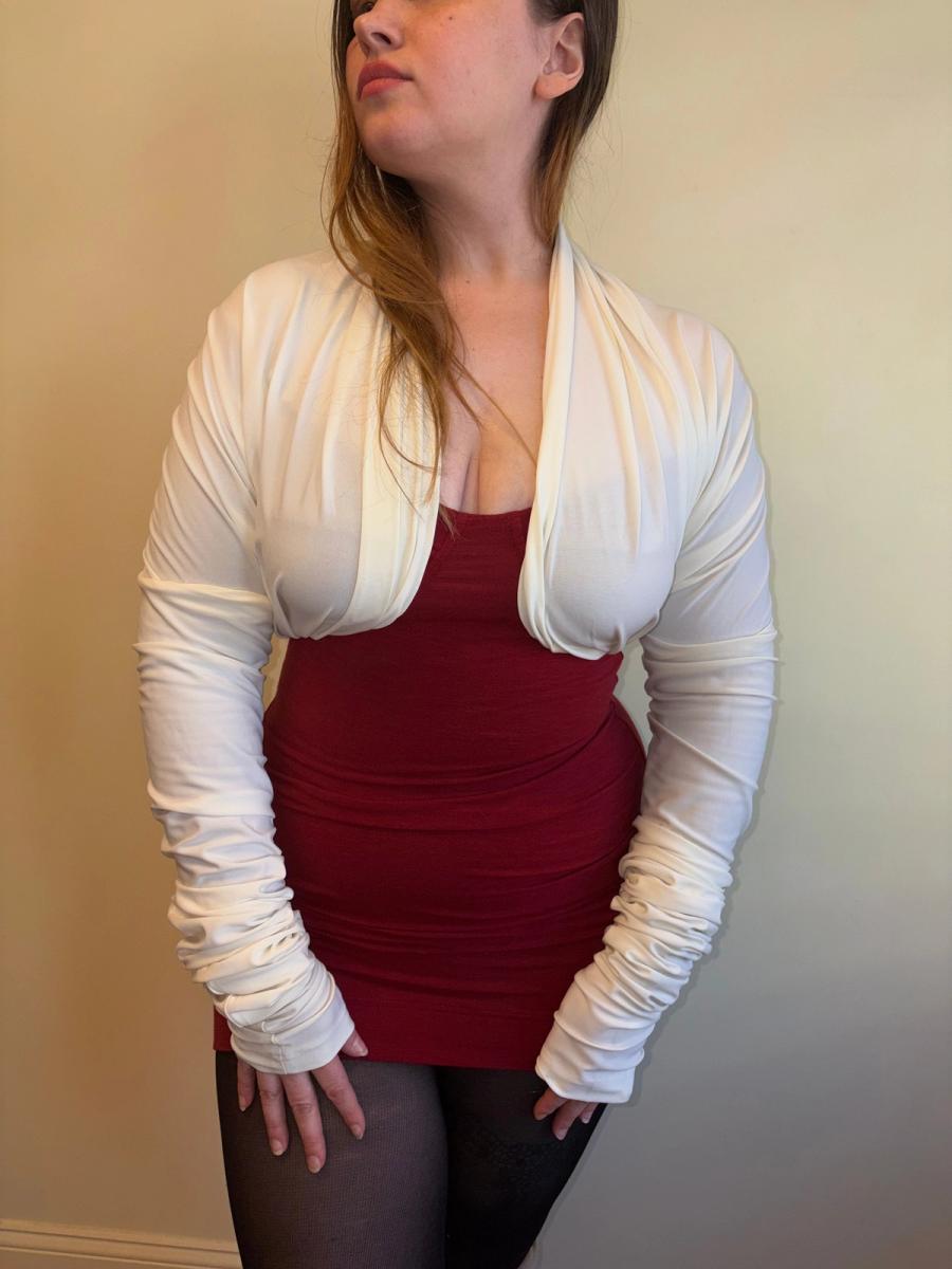 Norma Kamali Shrug with Extra Long Sleevs product image