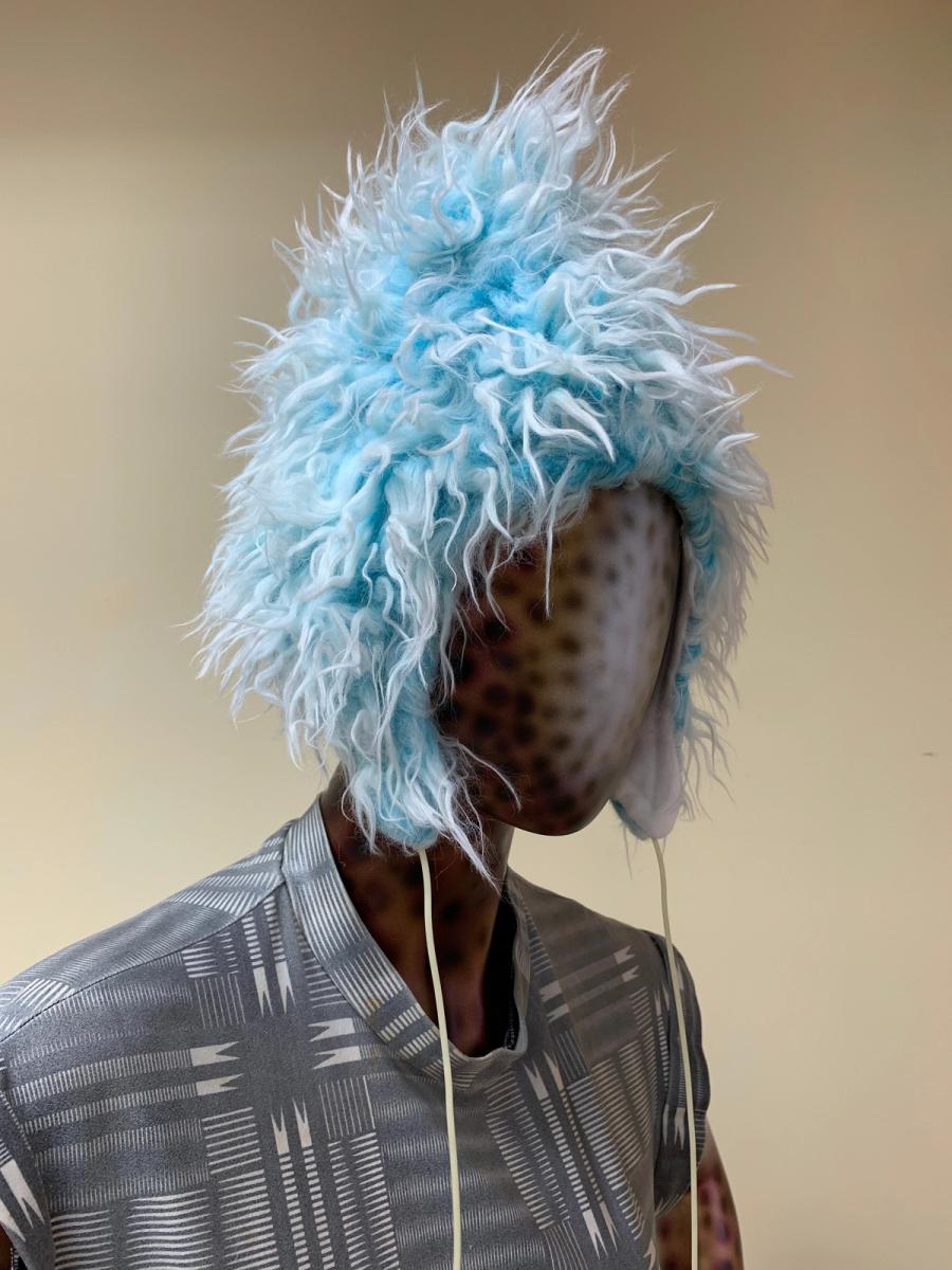 Deadstock Cyberdog Fuzzy Ice Blue Hat product image