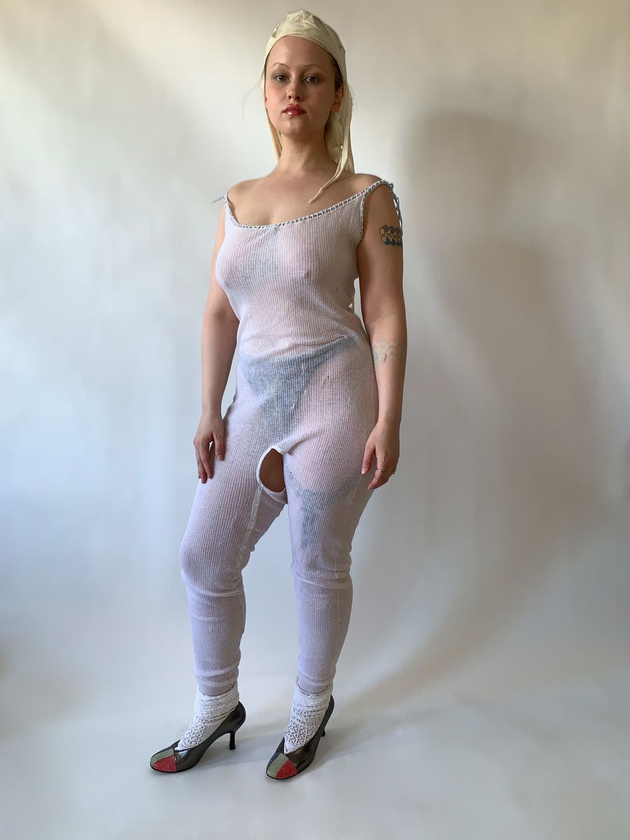 Antique Swiss Knit Combination Suit product image