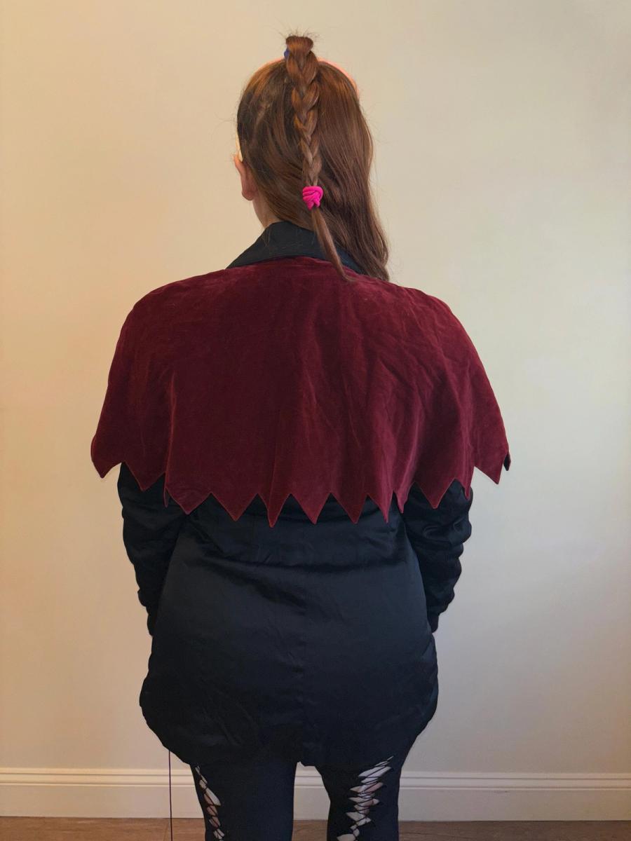 90s Aquagirl Jagged Hem Collar Jacket product image