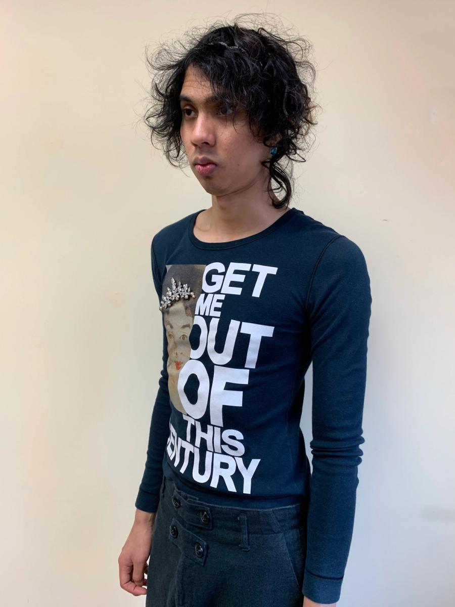 ''Get Me Out Of This Century" Embellished Tee  product image