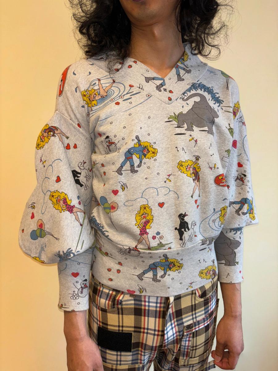 Autumn Winter 2003-2004 Bernhard Willhelm Bimbo Sweatshirt Top product image