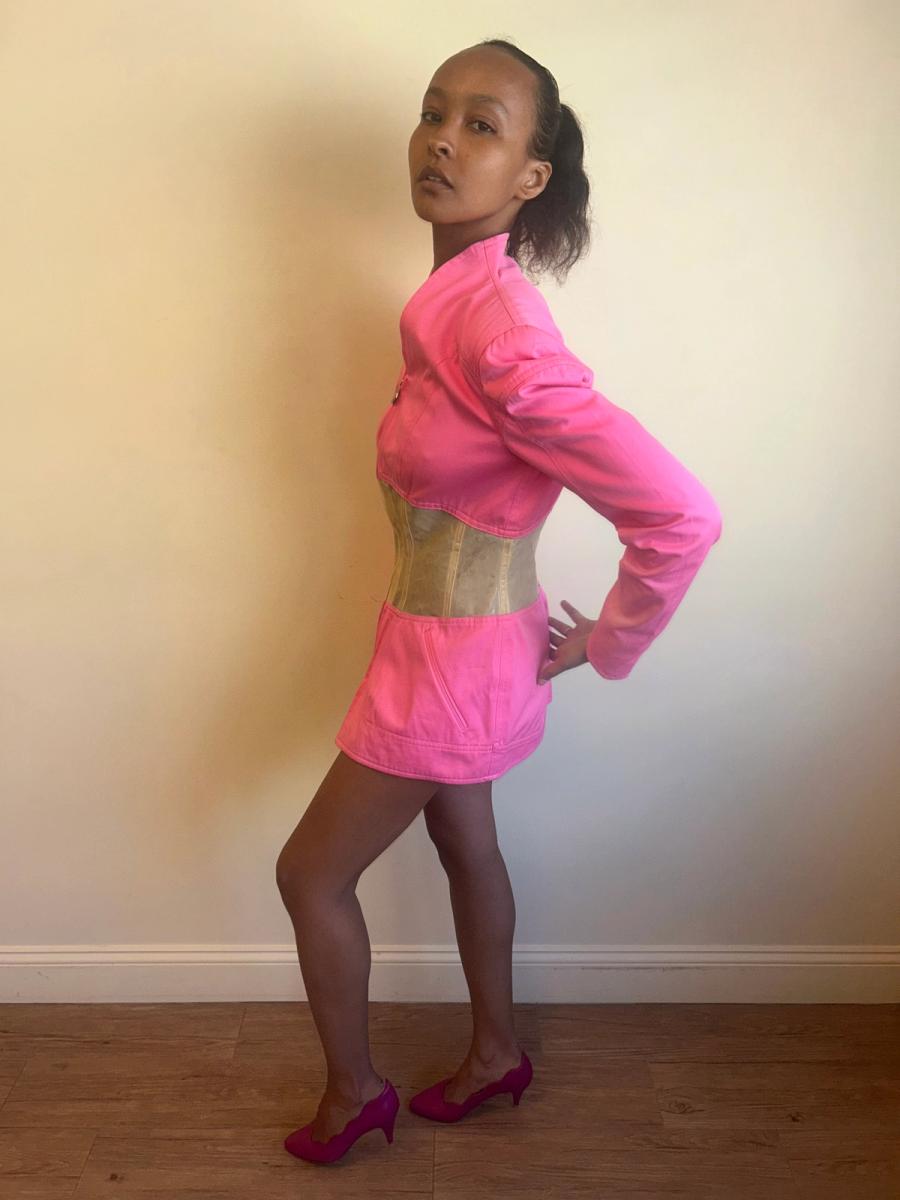 Thierry Mugler Trademark MTM Hot Pink PVC Jacket product image