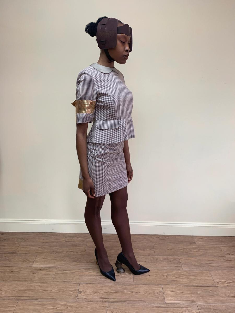 Vivienne Westwood 1989 'Civilizade' Gingham Suit With Gold Frame product image