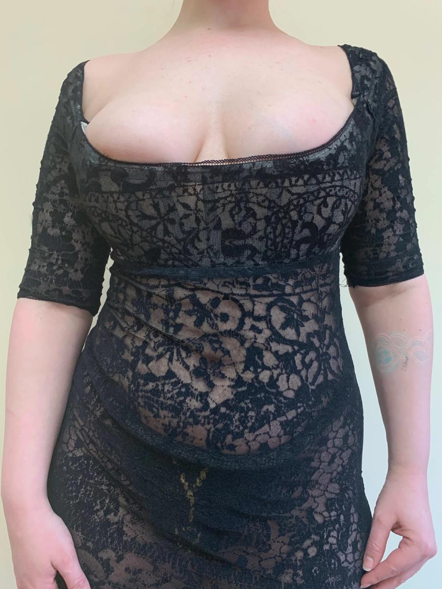 A/W 1992-93 Vivienne Westwood Flocked Tulle Regency Corset Dress product image