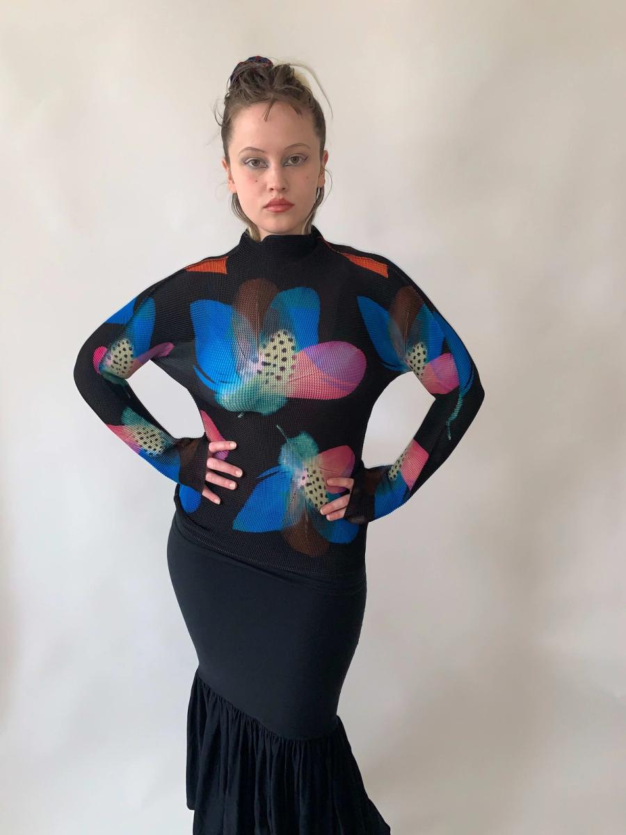 Issey Miyake Pleated Feather Shirt product image