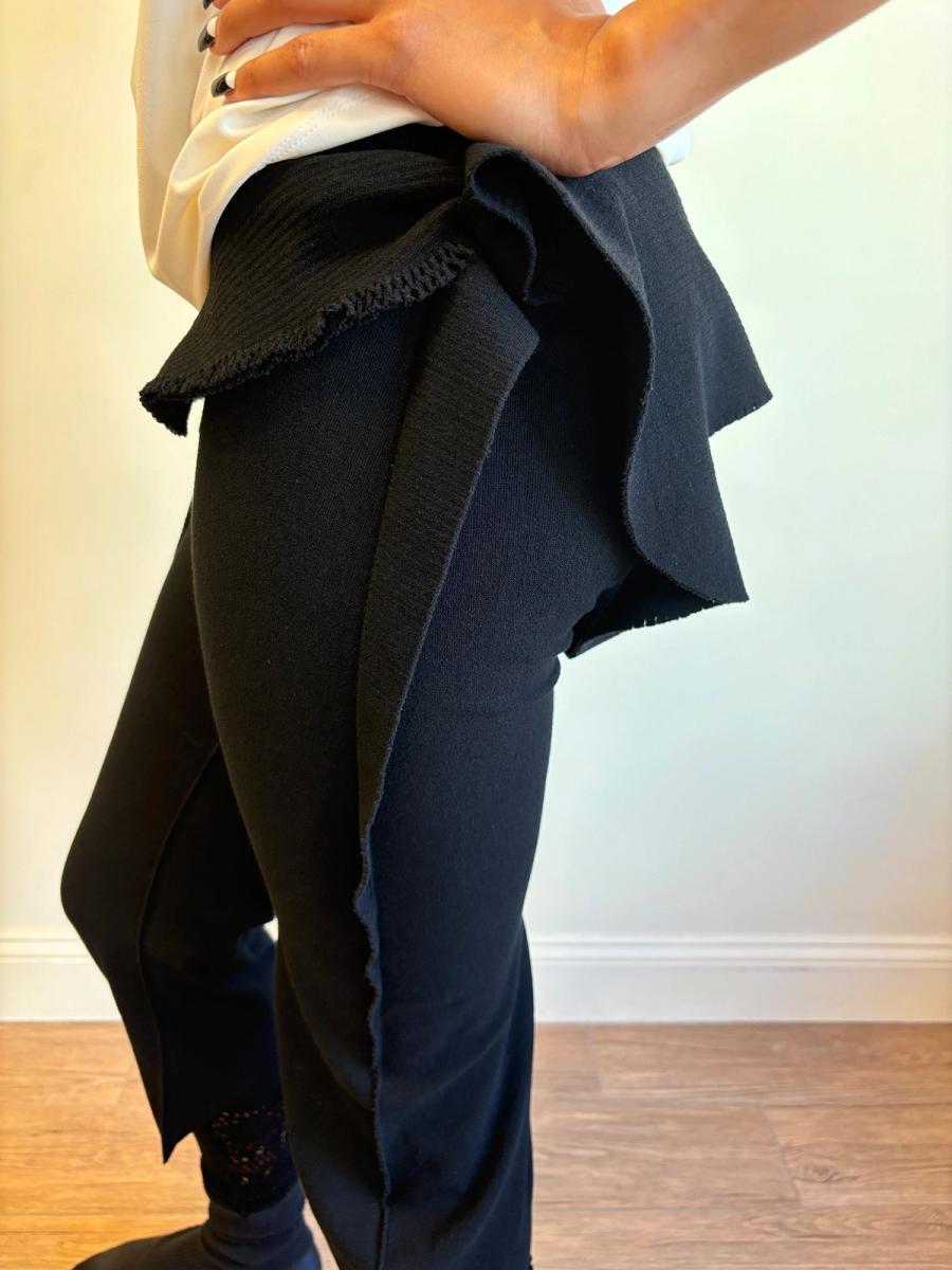APOC Black Pants with Mesh Trim product image