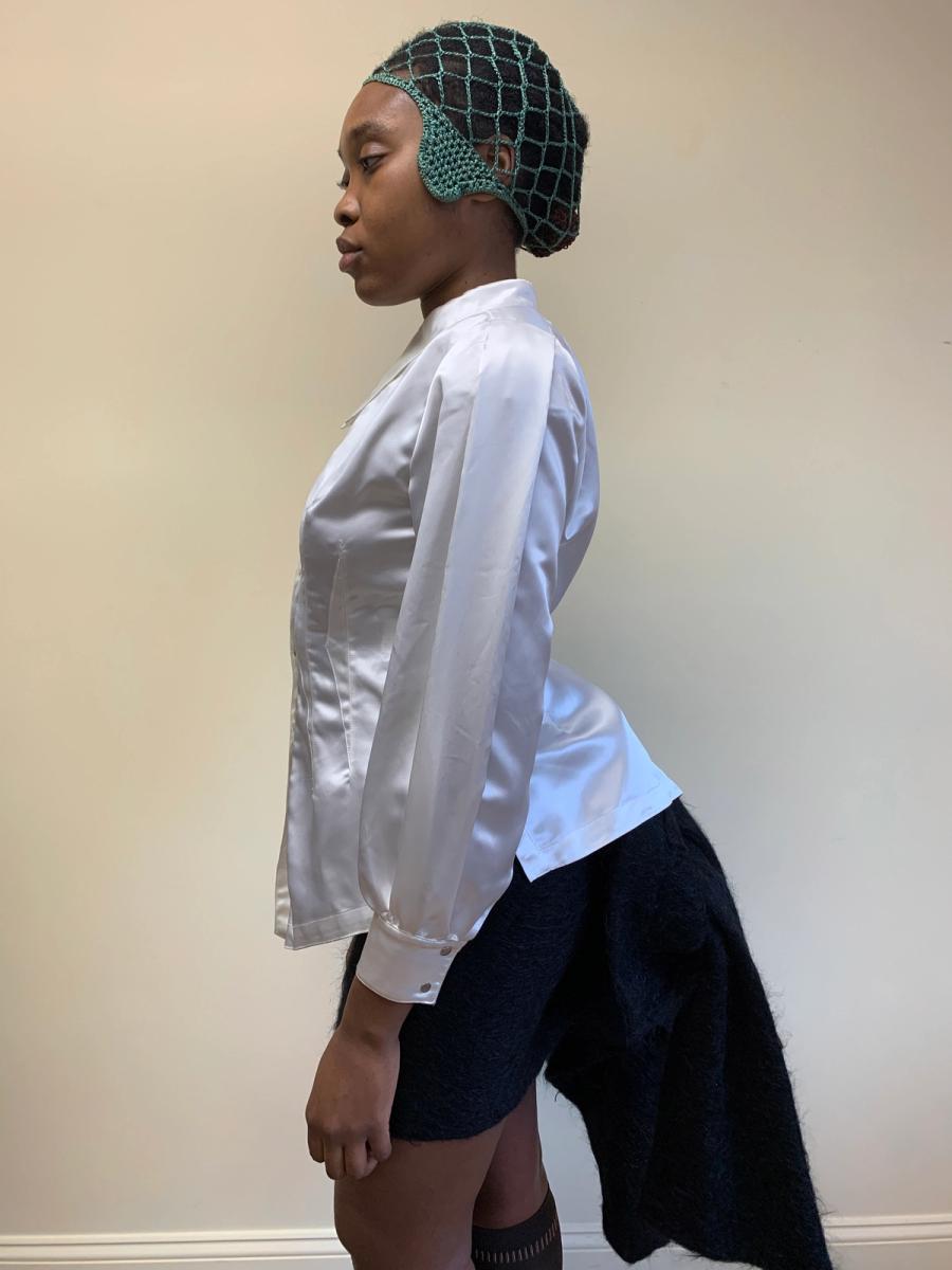 1980s Thierry Mugler Satin Blouse product image