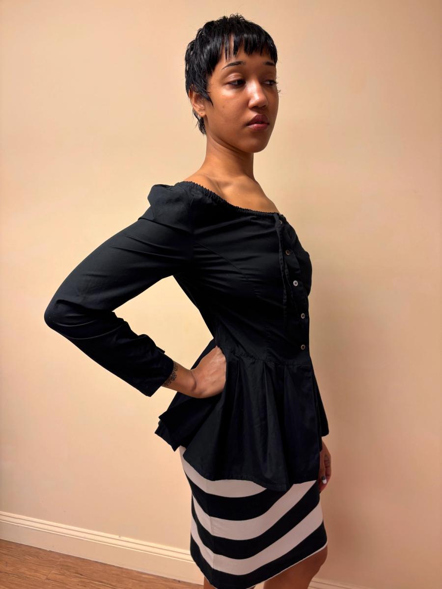 Chantal Thomass Off-the-Shoulder Drawstring Top  product image