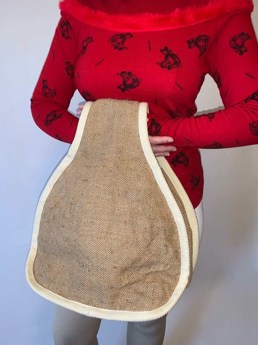 Vivienne Westwood Teddy Bear Burlap Purse product image