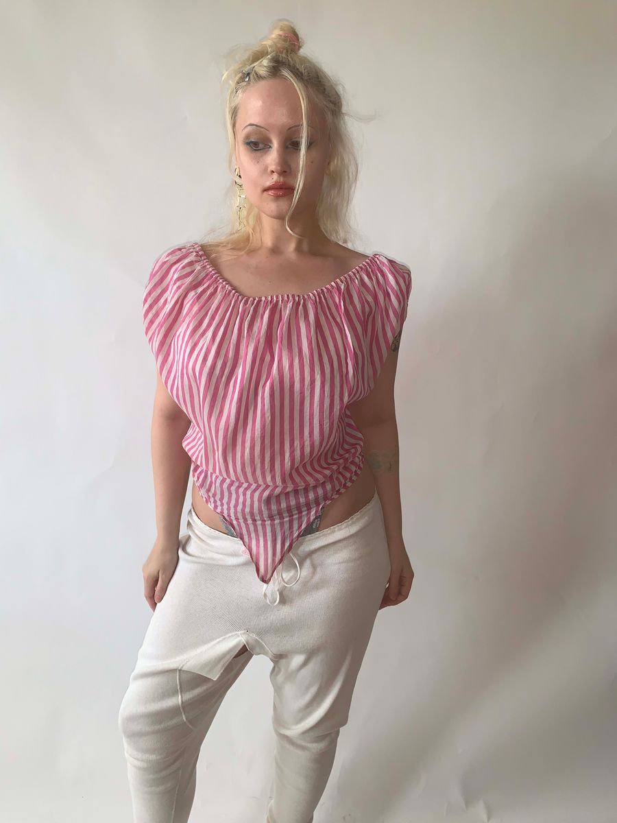90s Vivienne Westwood Off-the-Shoulder Blouse product image