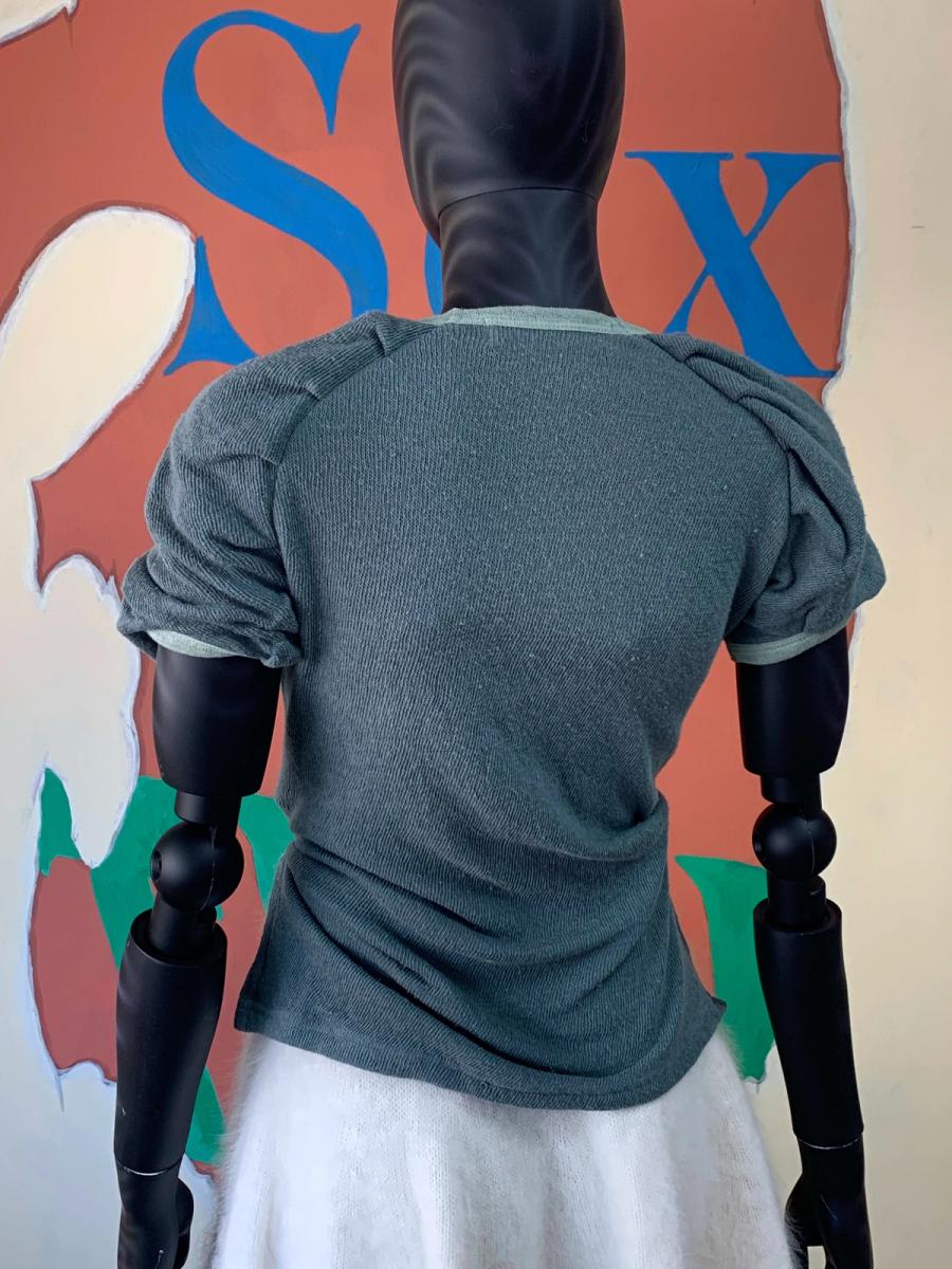 Beauty: Beast Ruched Bubble Sleeve Top product image