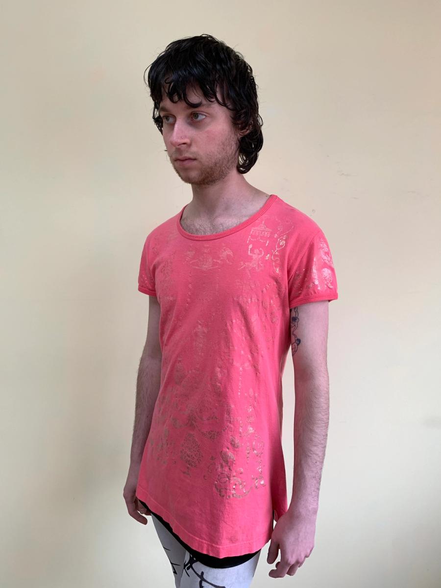 Vivienne Westwood 1990 Bubblegum Pink Boulle Tee product image