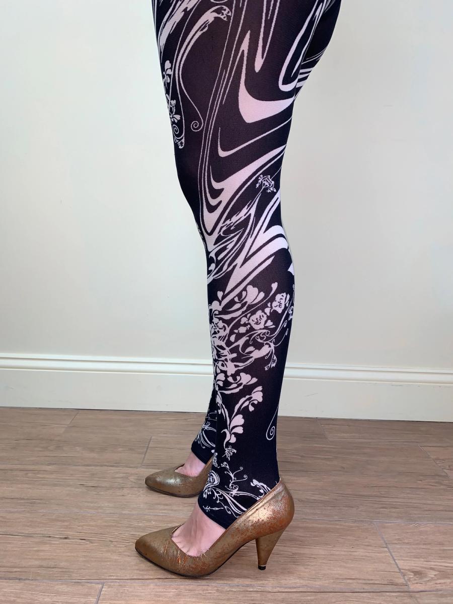 Issey Miyake SS 2004 Tattoo Art Nouveau Leggings product image