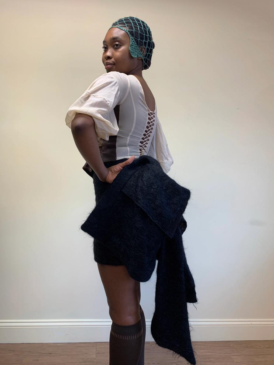 Vivienne Westwood 1992 Runway Mohair Bustle Skirt product image