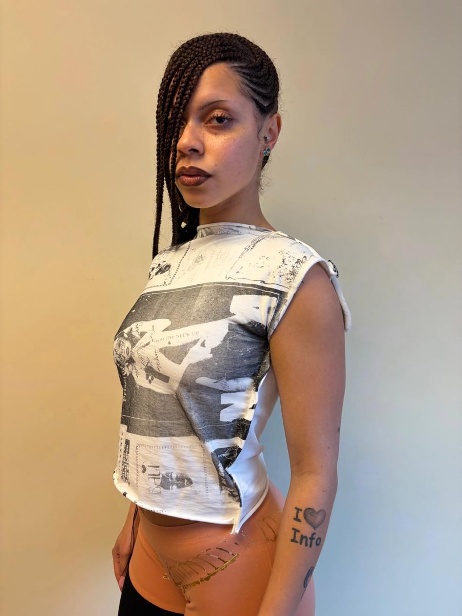 NANA Detachable Fur Tee 2 product image