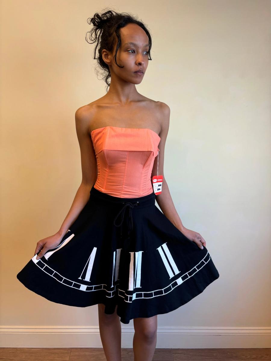 JC de Castelbajac Clock Print Skirt product image
