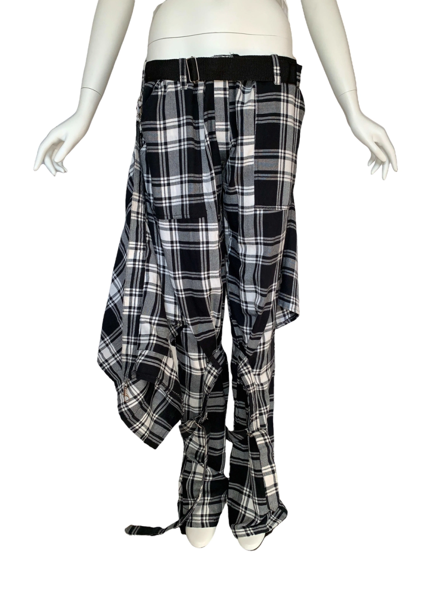 Black Pistol Plaid Seditionaries Pants product image