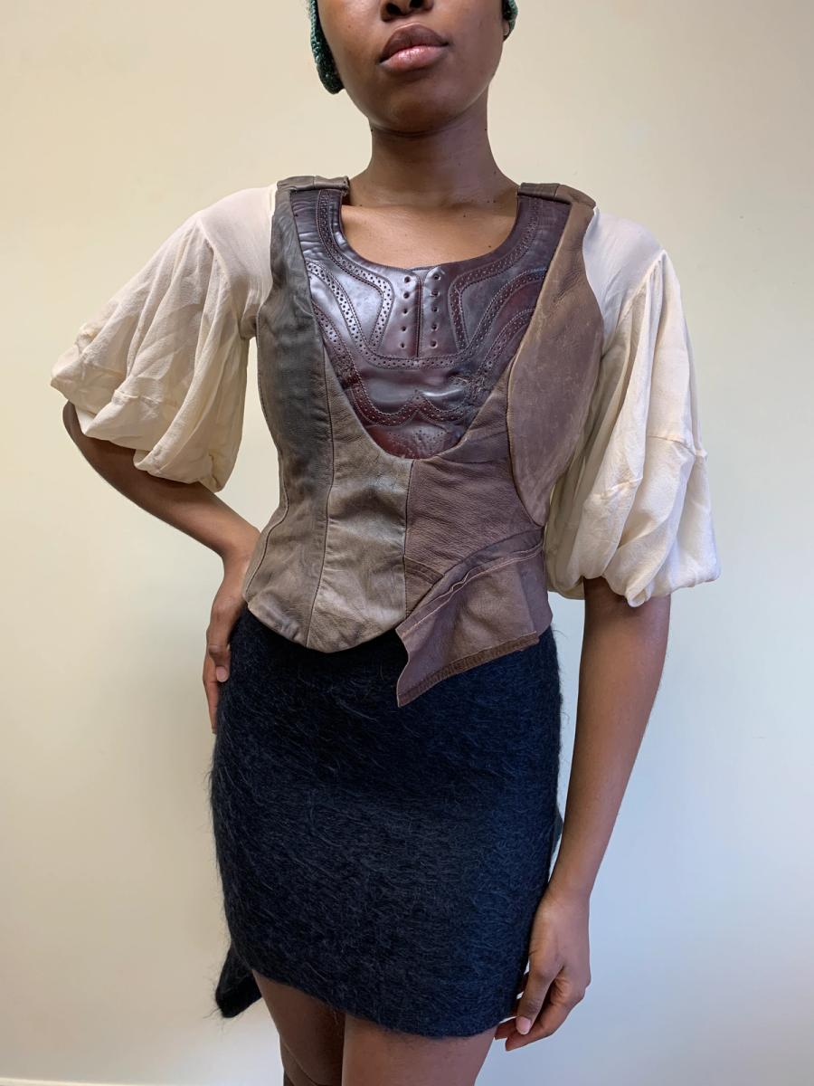 Yeah Right!! Shoe Patchwork Blouse product image