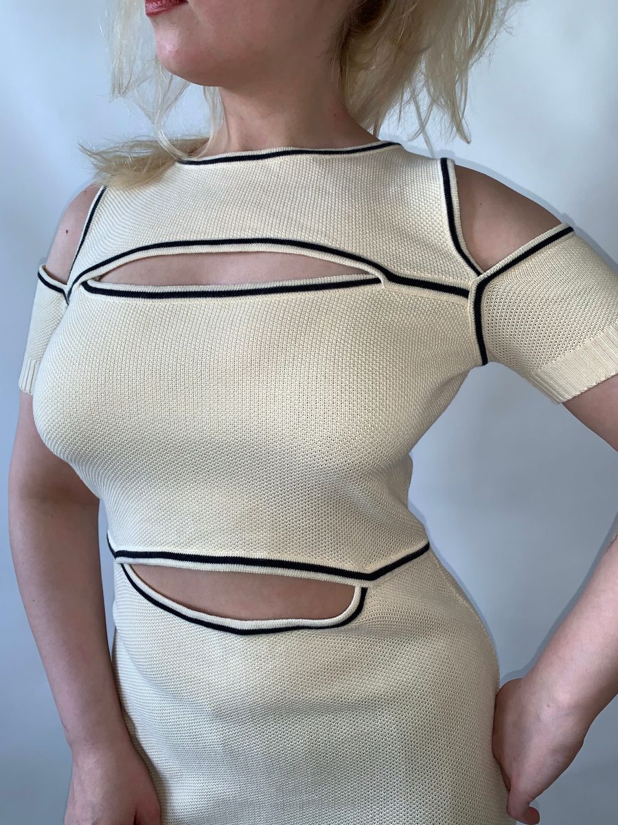 Vintage Vivienne Westwood Knit Cutout Dress product image
