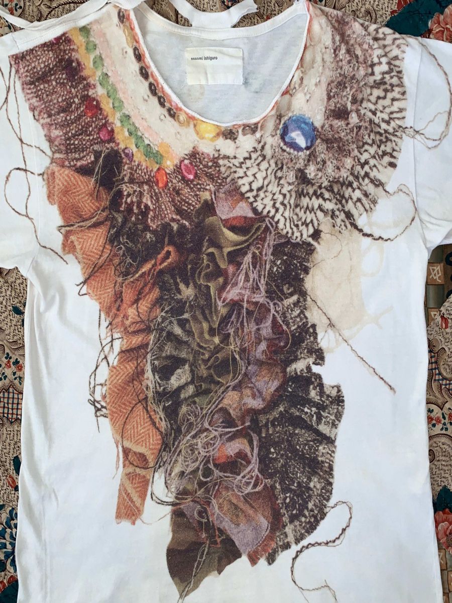 Nozomi Ishiguro Trompe L'oeil Embellished T-Shirt product image
