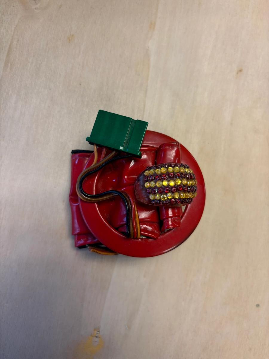 Rare 80s Liliane Muller Electronic Brooch product image