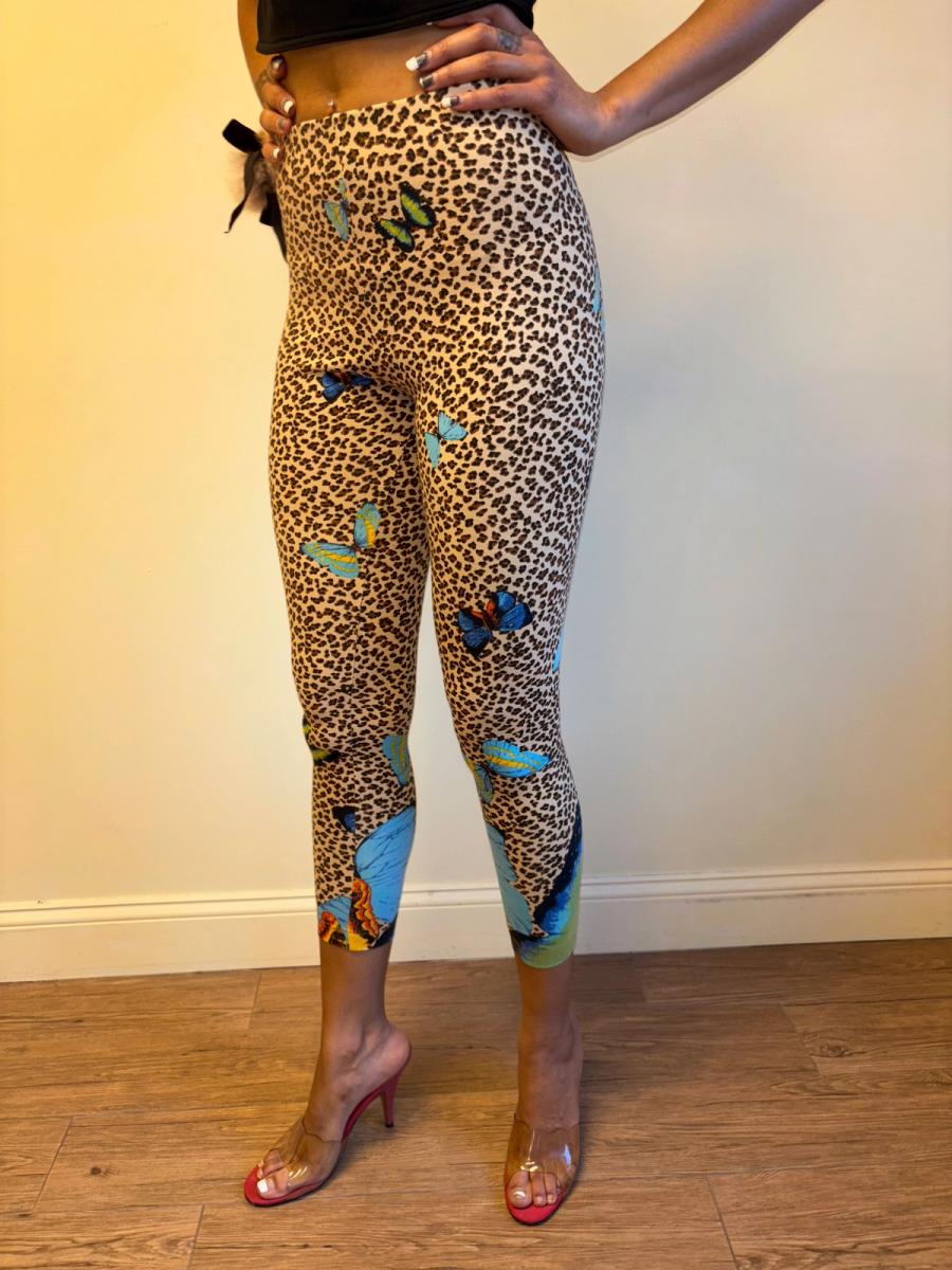 Kenzo Cheetah Print Butterfly Leggings product image