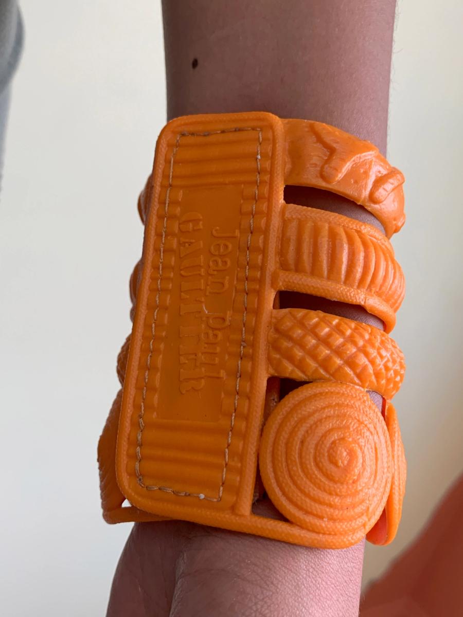 1985 Gaultier for Grendha Gladiator Sandals & Arm Cuff product image