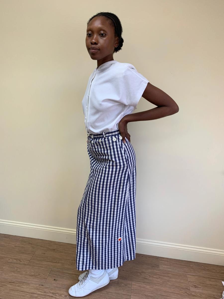 Wild & Lethal Trash Gingham Skirt product image