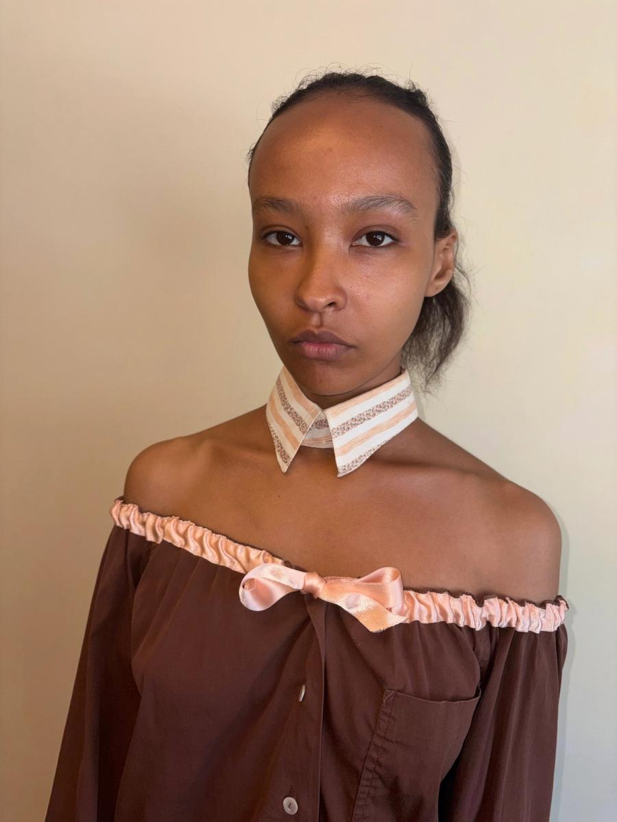 1890-1900 Detachable Patterned Collar Pair product image
