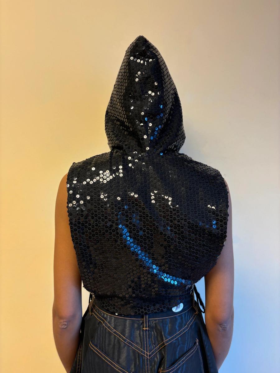 Franck Joseph Bastille Sequinned Dickie with Hood product image