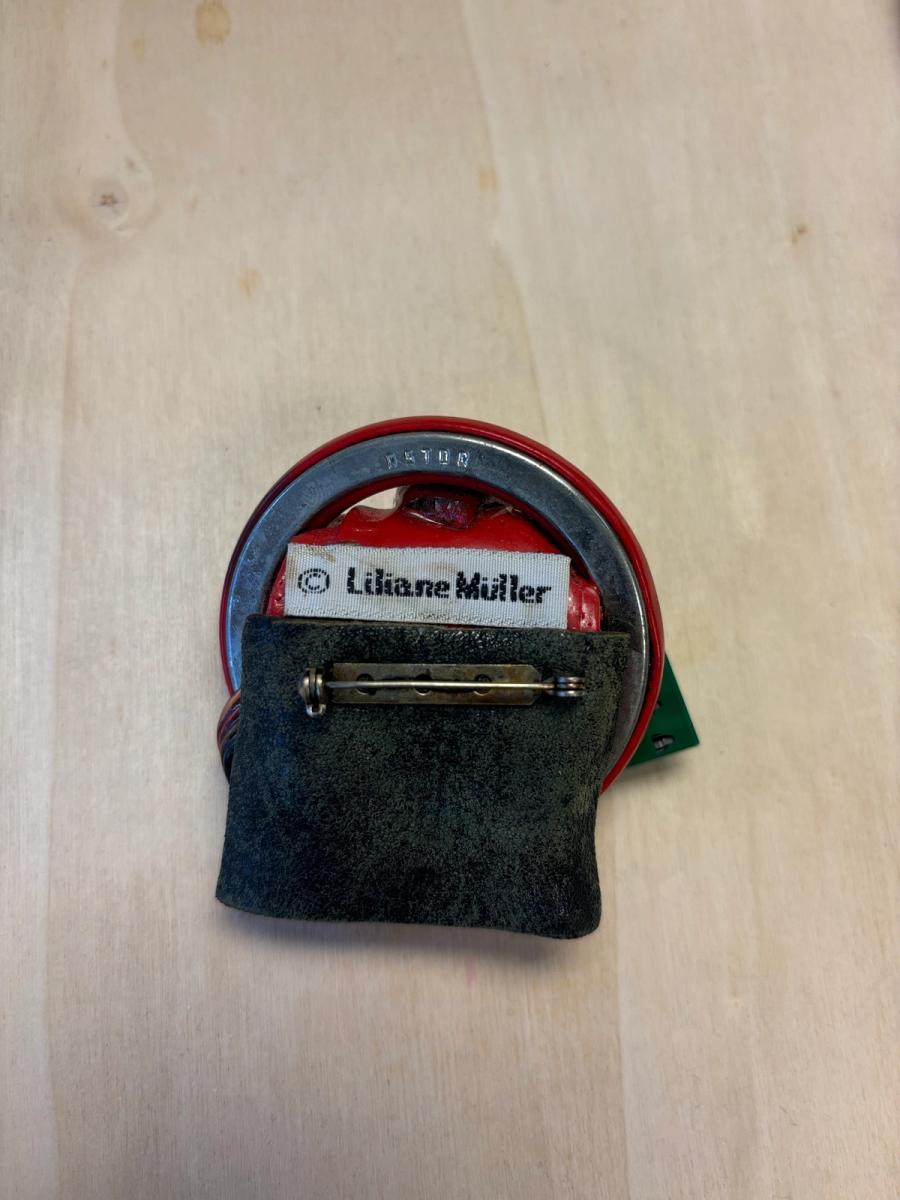 Rare 80s Liliane Muller Electronic Brooch product image