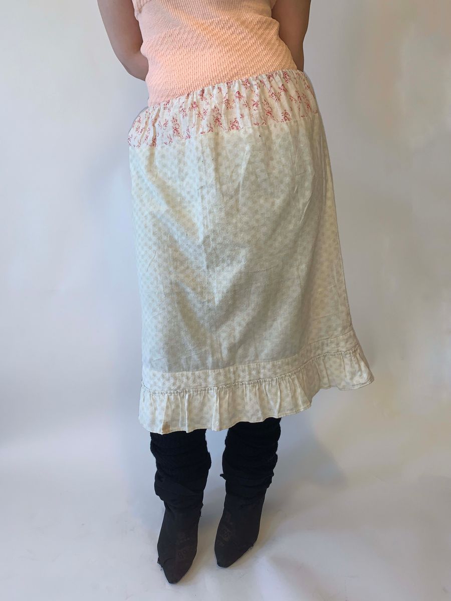 French Antique Flannel Petticoat product image