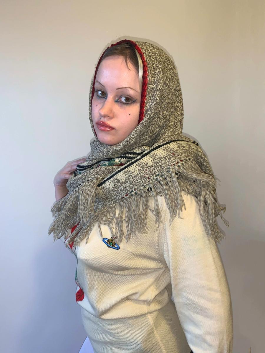 Victorian Rose Knit Shawl product image