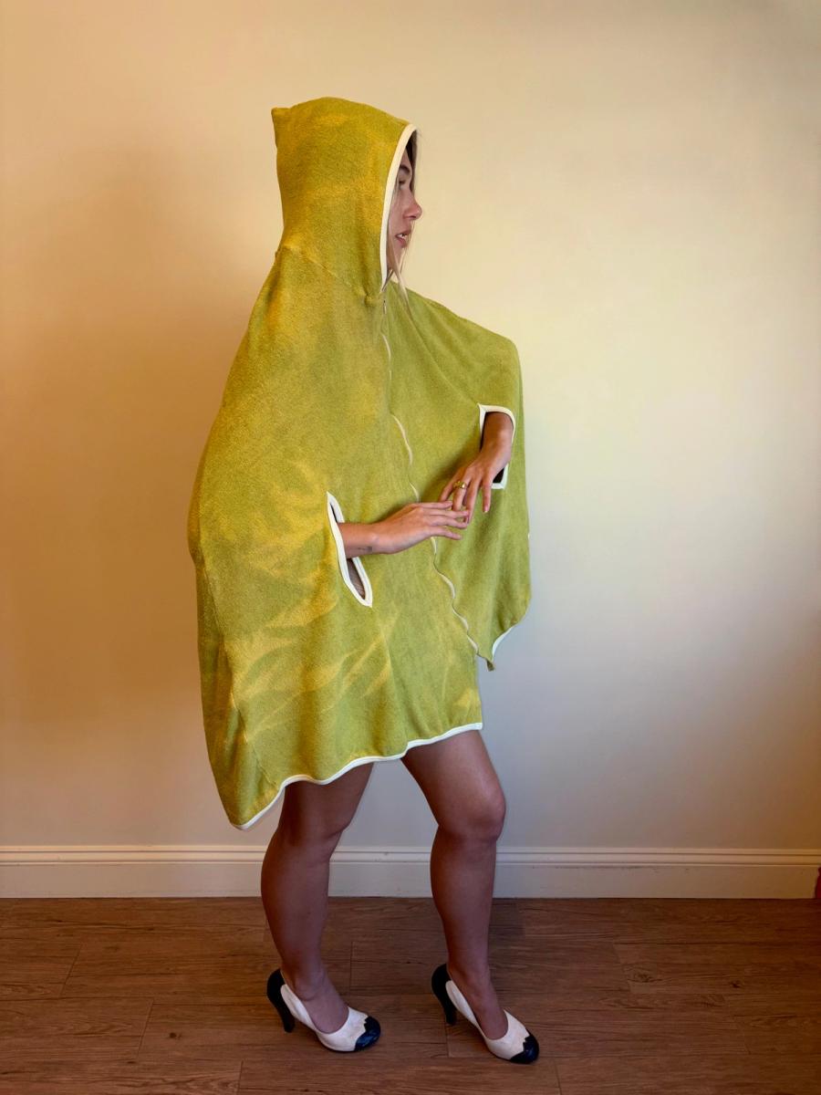 1960s Louis Feraud Space Age Terrycloth Cape product image