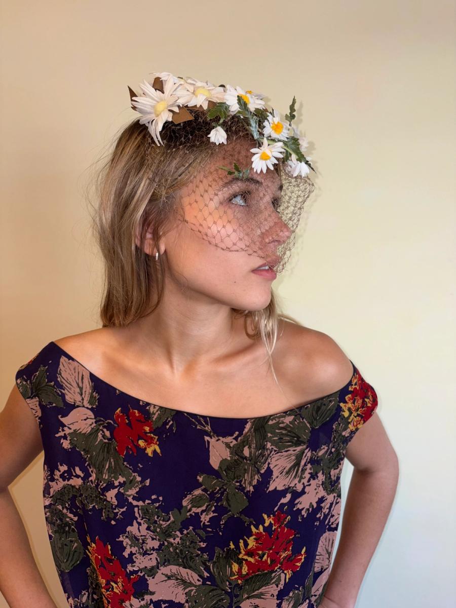 1950s Daisy Net Head Piece product image
