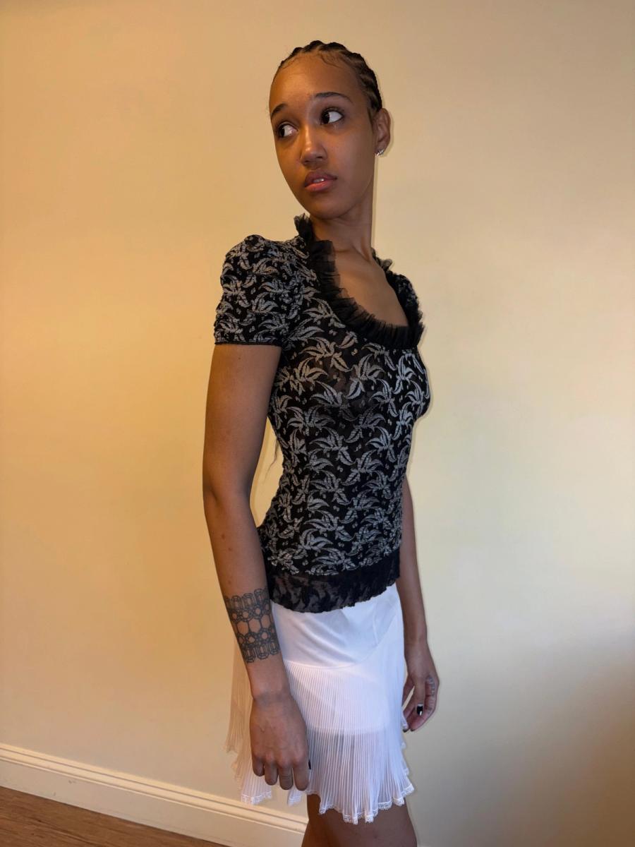 90s Vivienne Westwood Lace Stretch Top product image