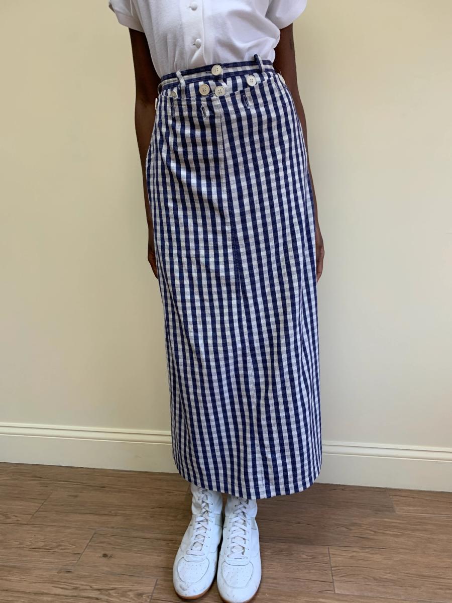 Wild & Lethal Trash Gingham Skirt product image