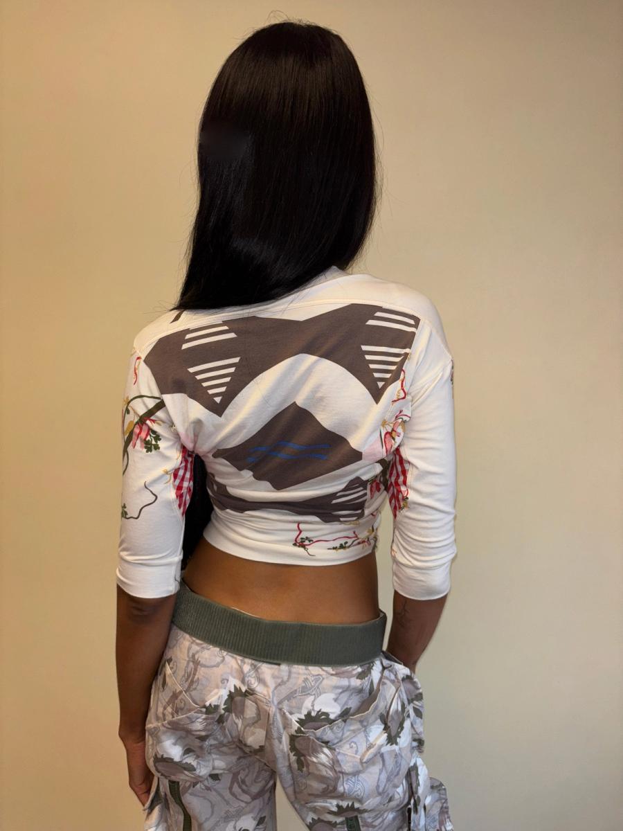 Vivienne Westwood Anglomania Floral Savages Twisted Top  product image