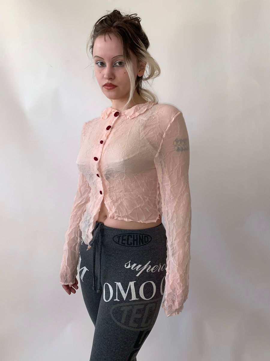 Jane Marple Crinkled Asymmetrical top product image